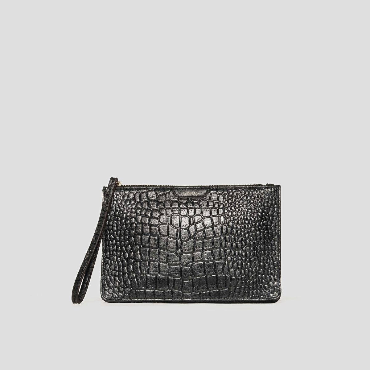 AMARA ZIP POUCH - BLACK