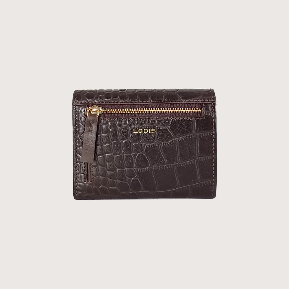 Kate Double-Flap Wallet (Croco)