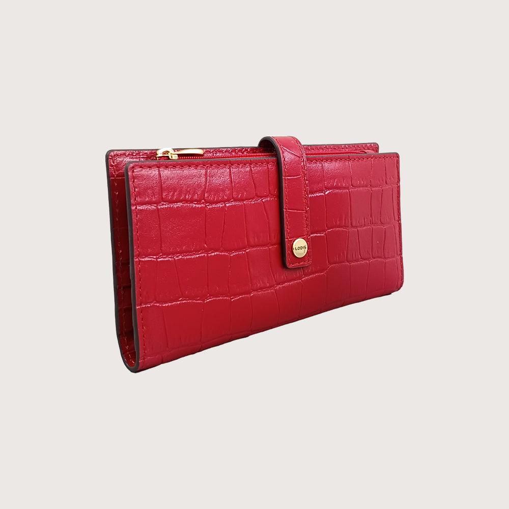 CAROLINE LARGE FLAP ID WALLET (CROCO VERSION)