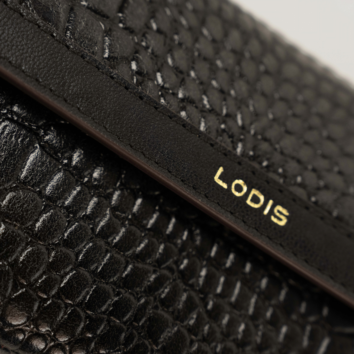 AMARA CHECKBOOK CLUTCH - BLACK