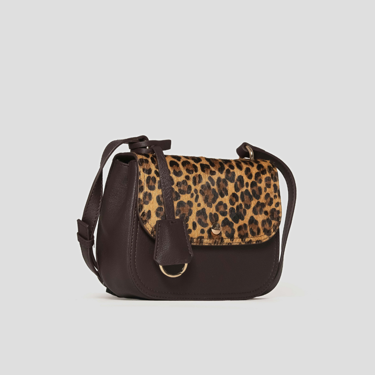 ORAYA TEXAS CROSSBODY - CHEETAH PRINT GENUINE HAIR CALF LEATHER