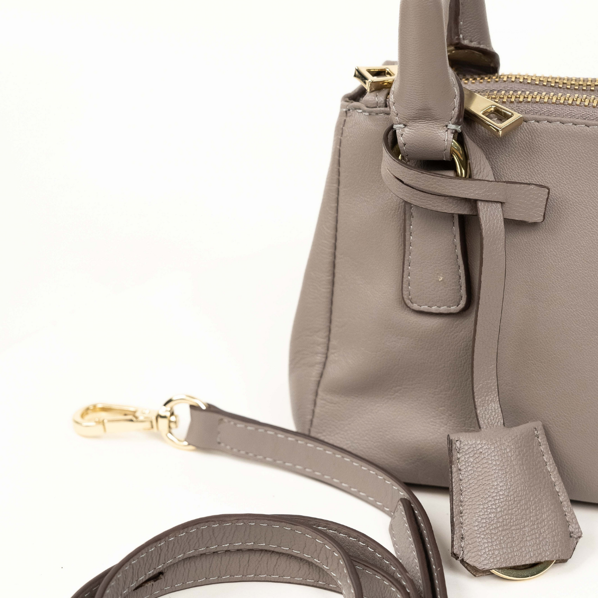 ECLIPSE TOP HANDLE TEXAS CROSSBODY - FOG