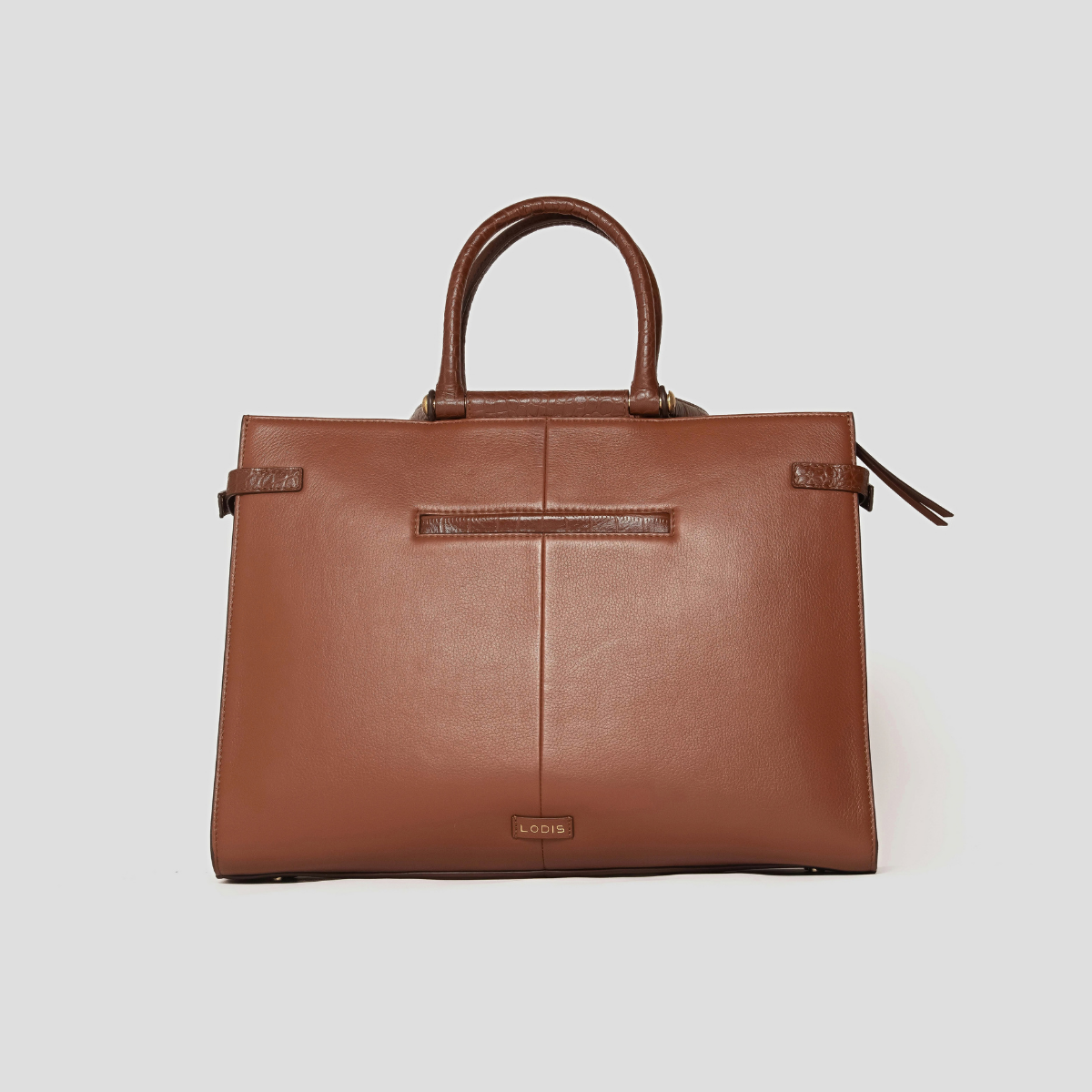 AMARA TOP HANDLE TOTE - CHESTNUT
