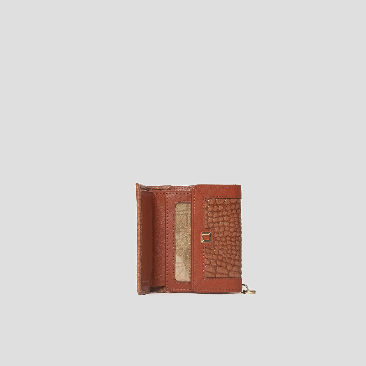 AMARA FRENCH PURSE - CHESTNUT