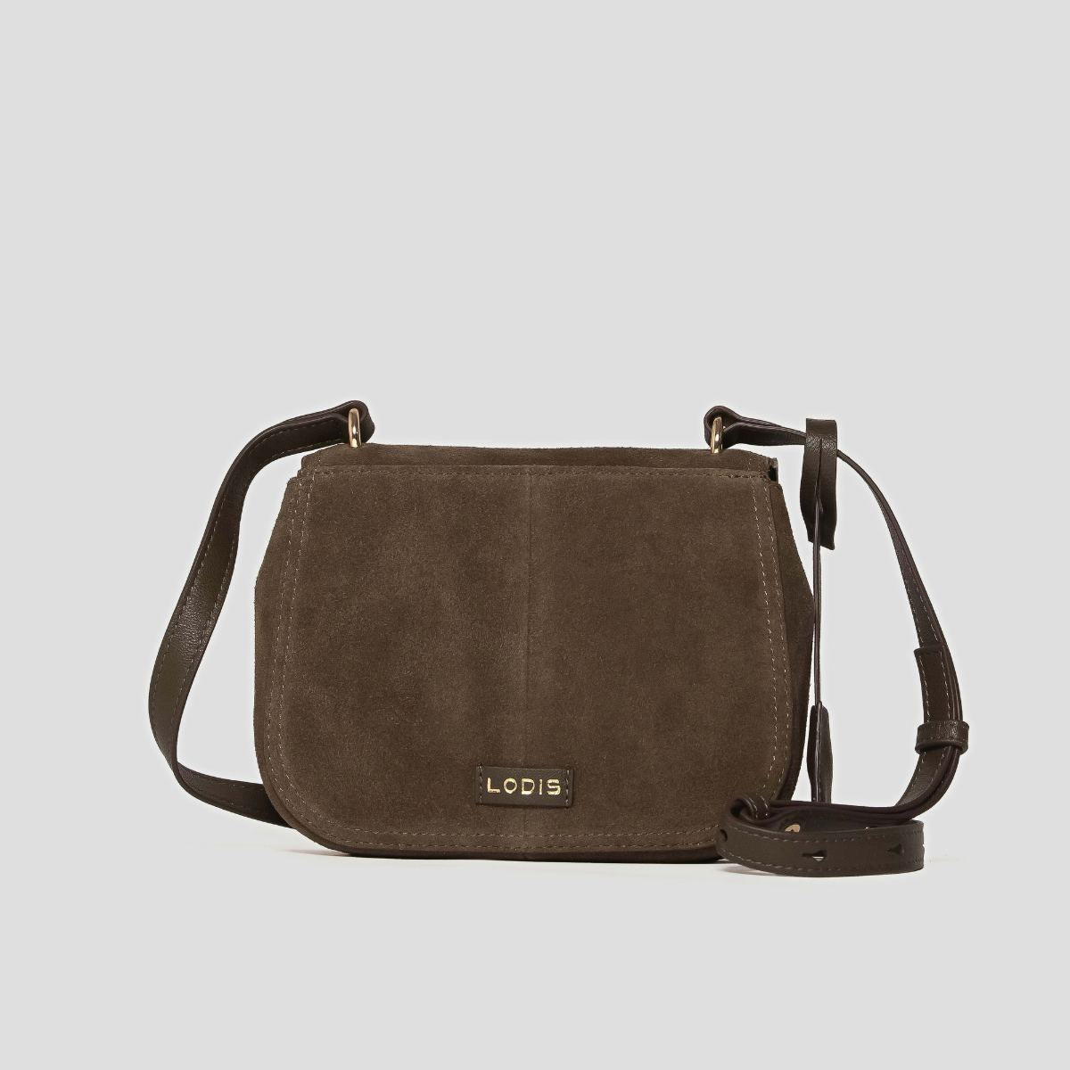 ORAYA SUEDE CROSSBODY - OLIVINE