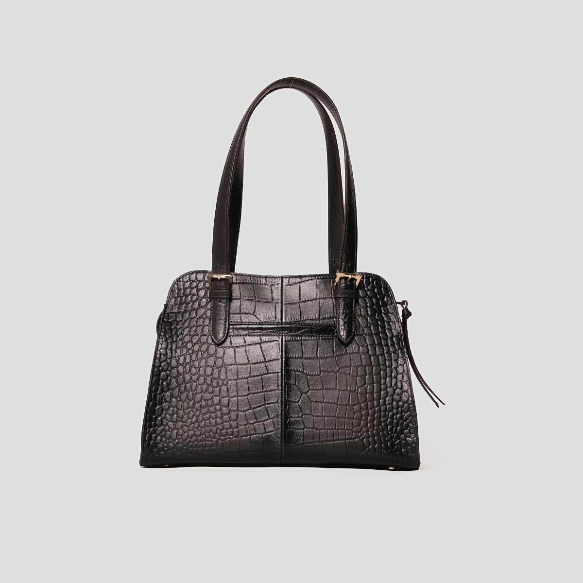 VINTAGE BURNISHED SATCHEL - OLIVINE