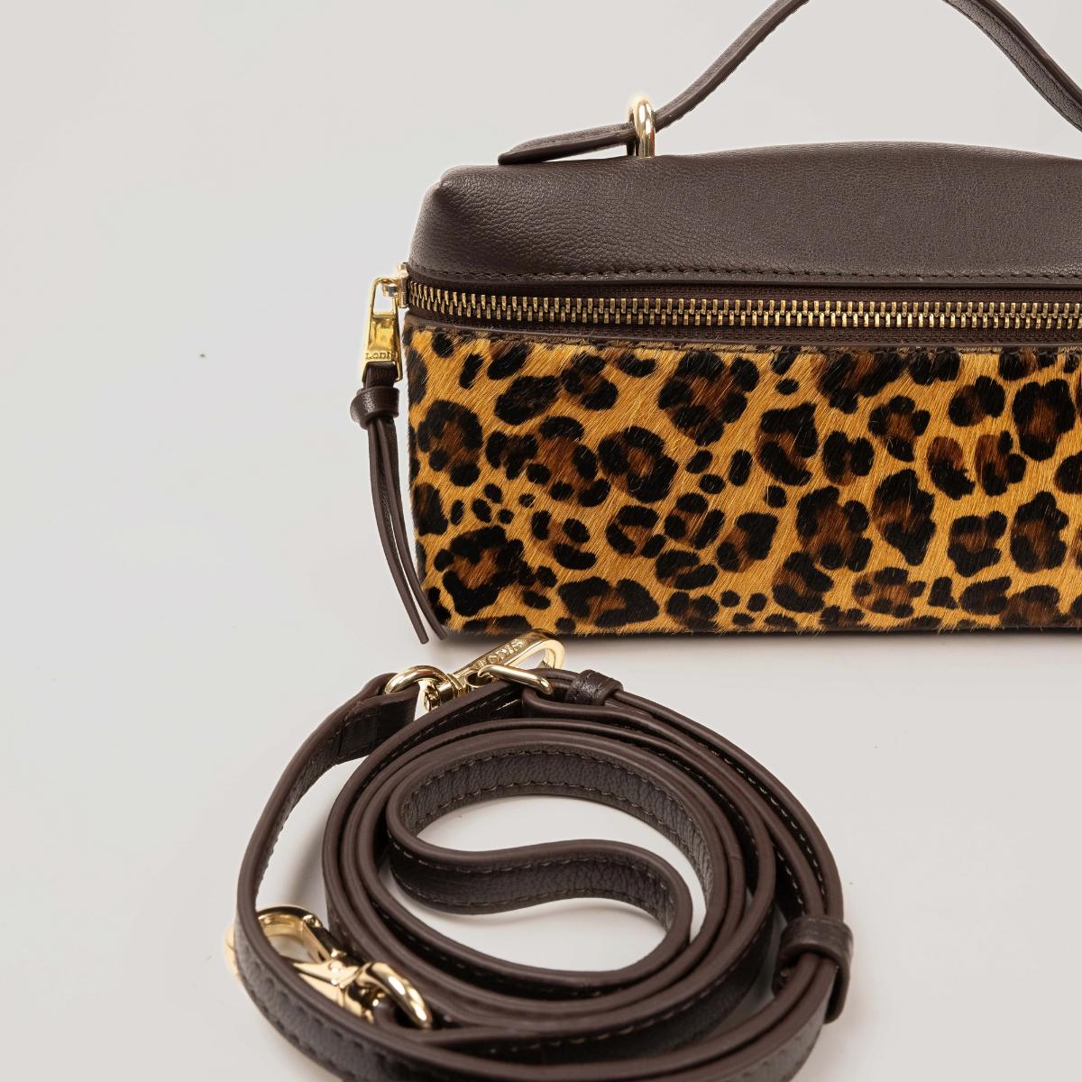 STRATOS TEXAS CROSSBODY - CHEETAH PRINT GENUINE HAIR CALF LEATHER