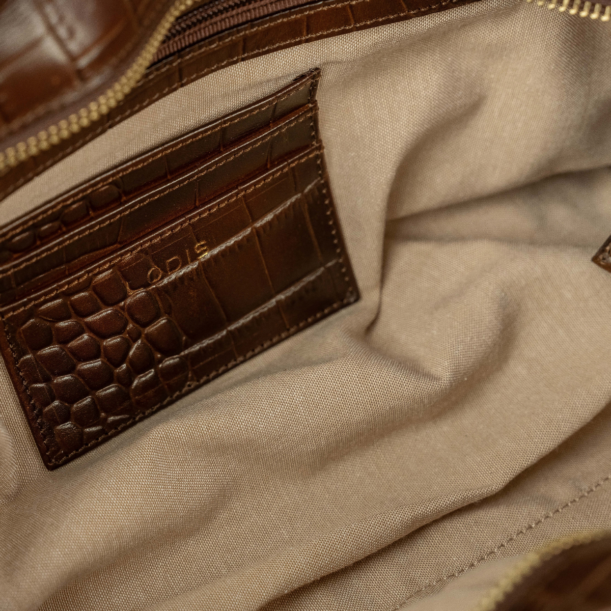 VINTAGE BURNISHED SHOULDER - CHESTNUT
