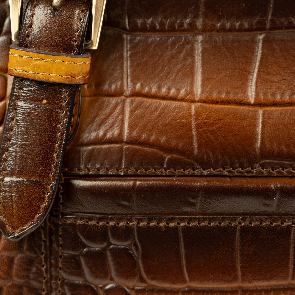 VINTAGE BURNISHED SHOULDER - CHESTNUT