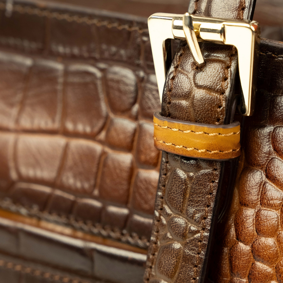 VINTAGE BURNISHED SHOULDER - CHESTNUT