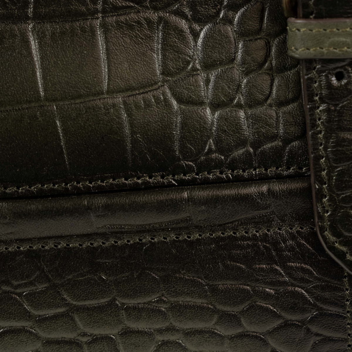 VINTAGE BURNISHED SHOULDER - OLIVINE