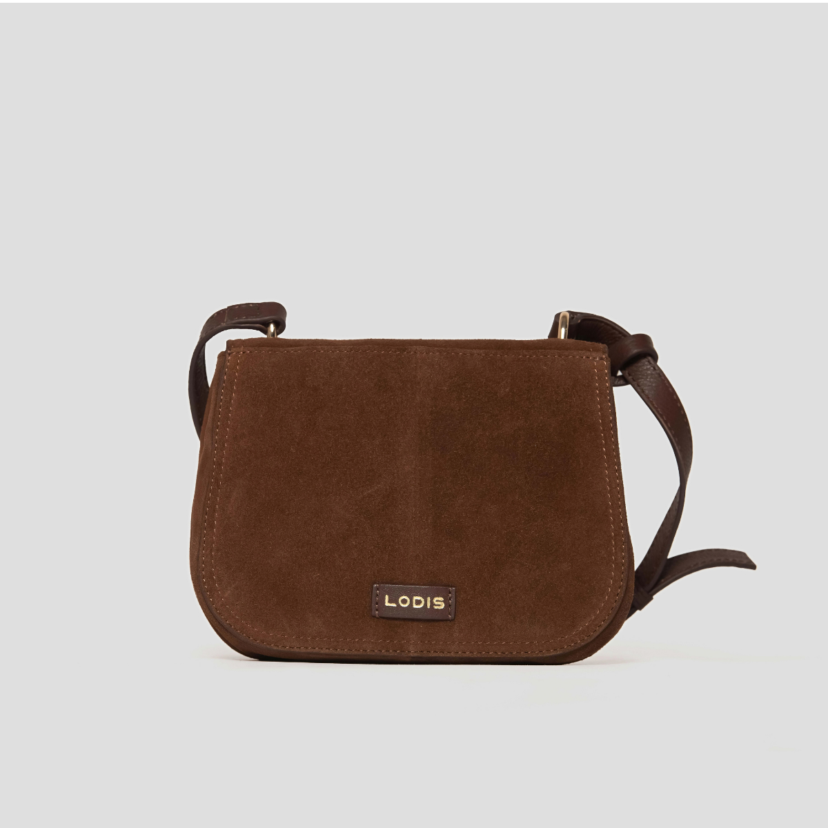 ORAYA SUEDE CROSSBODY - BROWN