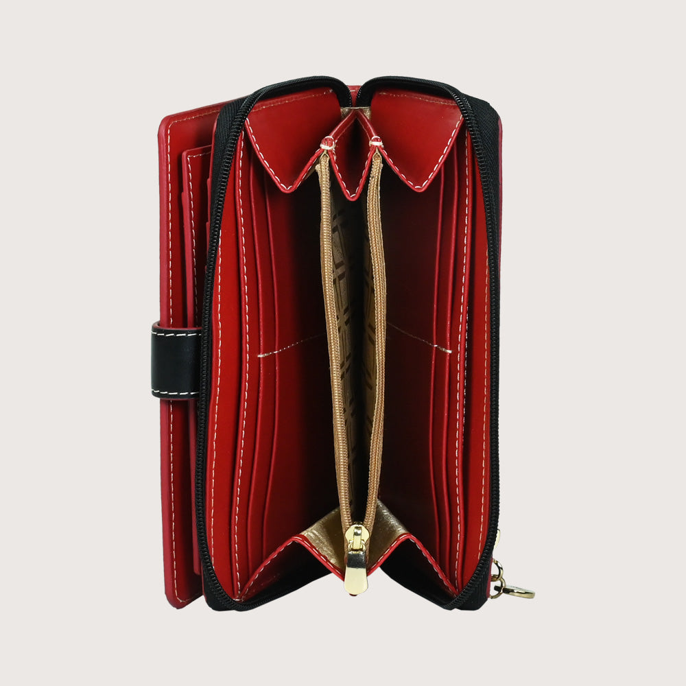 Audrey Deluxe Checkbook Clutch Wallet