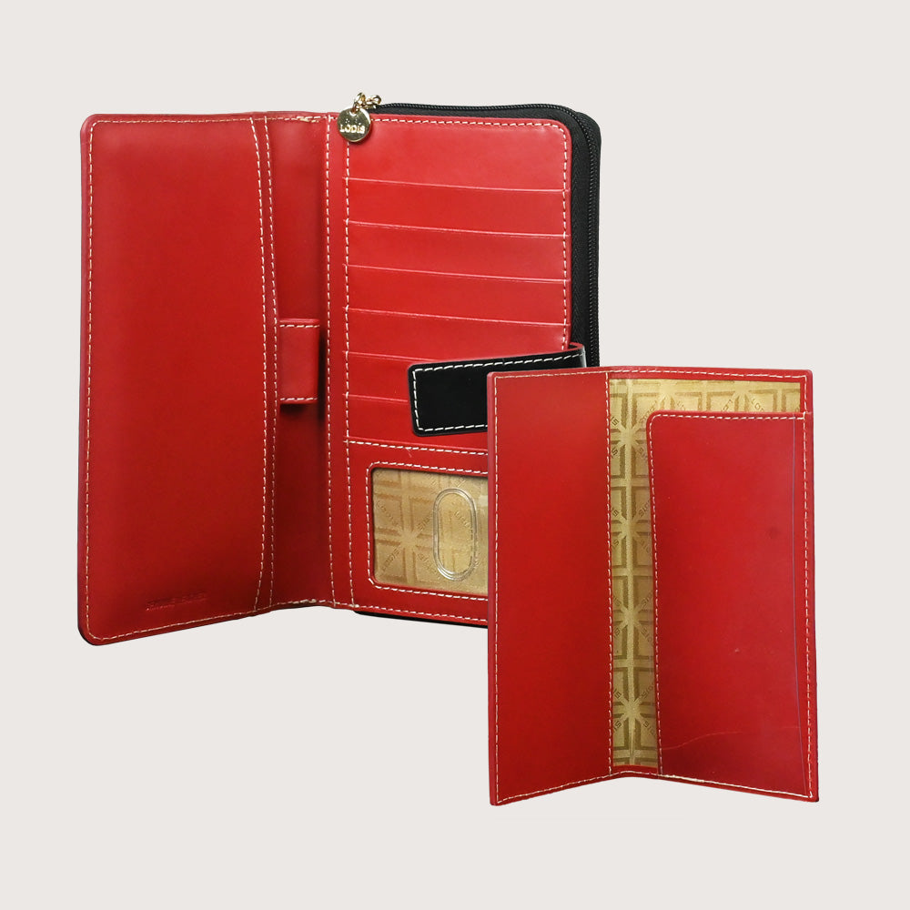 Audrey Deluxe Checkbook Clutch Wallet