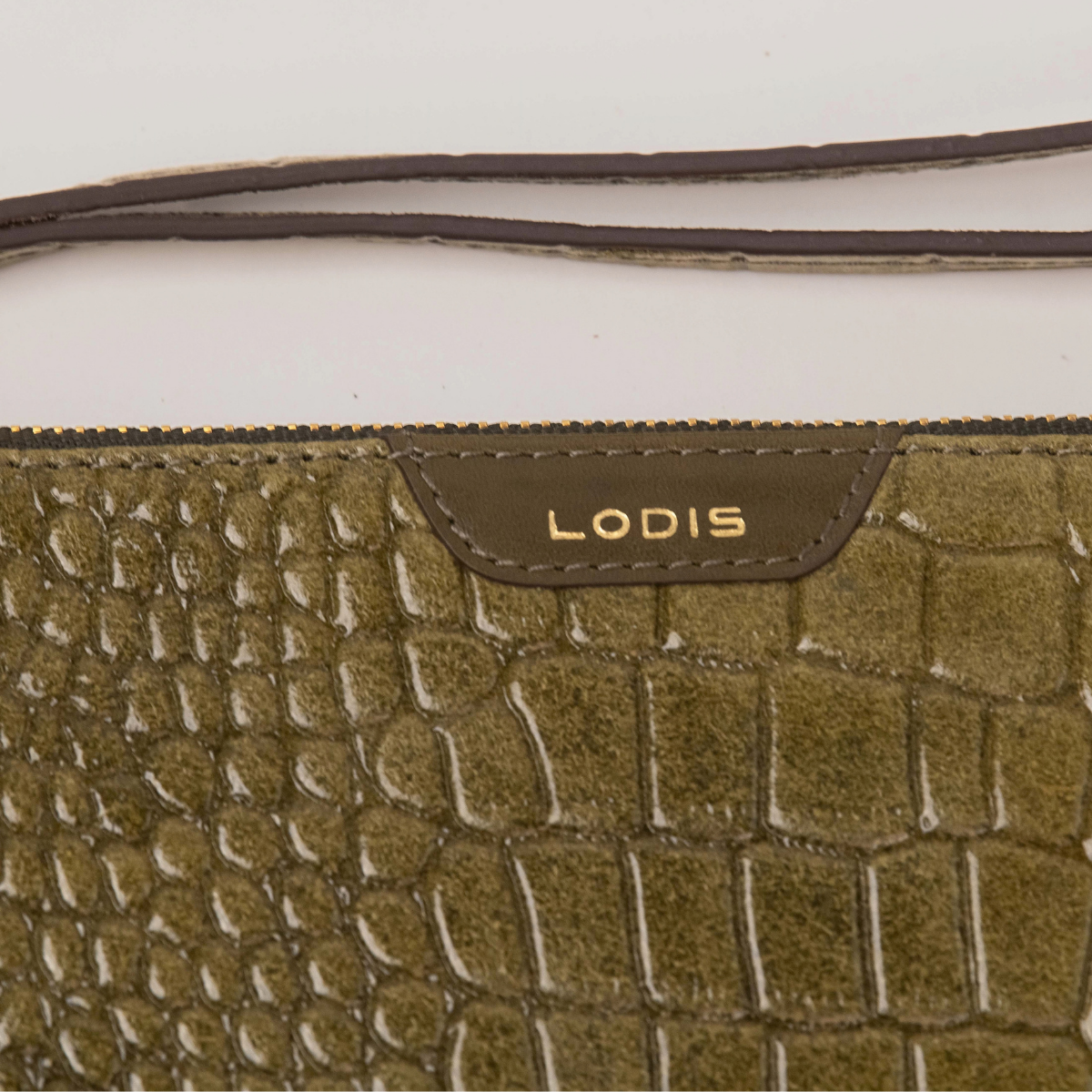 AMARA ZIP POUCH - OLIVINE
