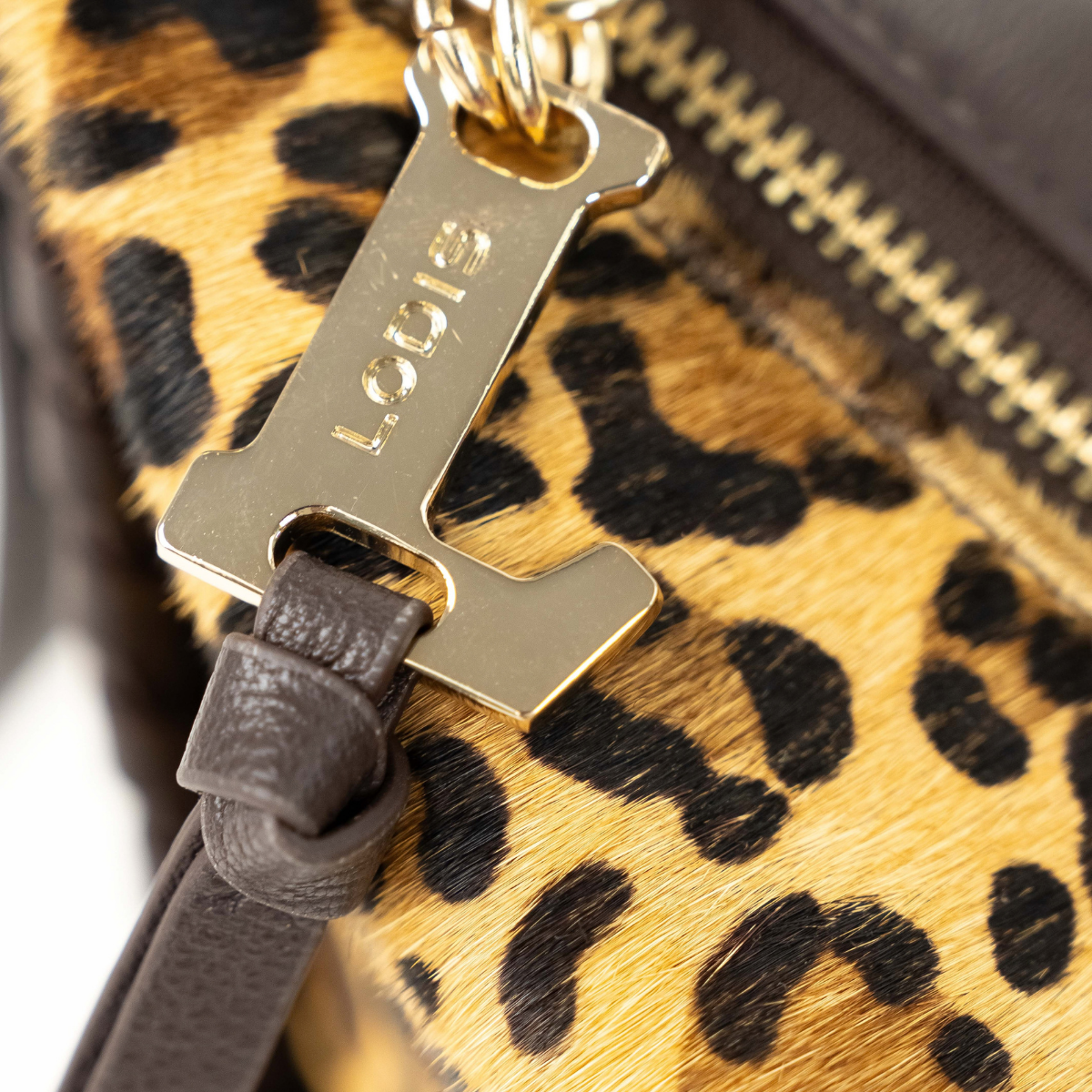 LUMOS TEXAS CROSSBODY - CHEETAH PRINT GENUINE HAIR CALF LEATHER