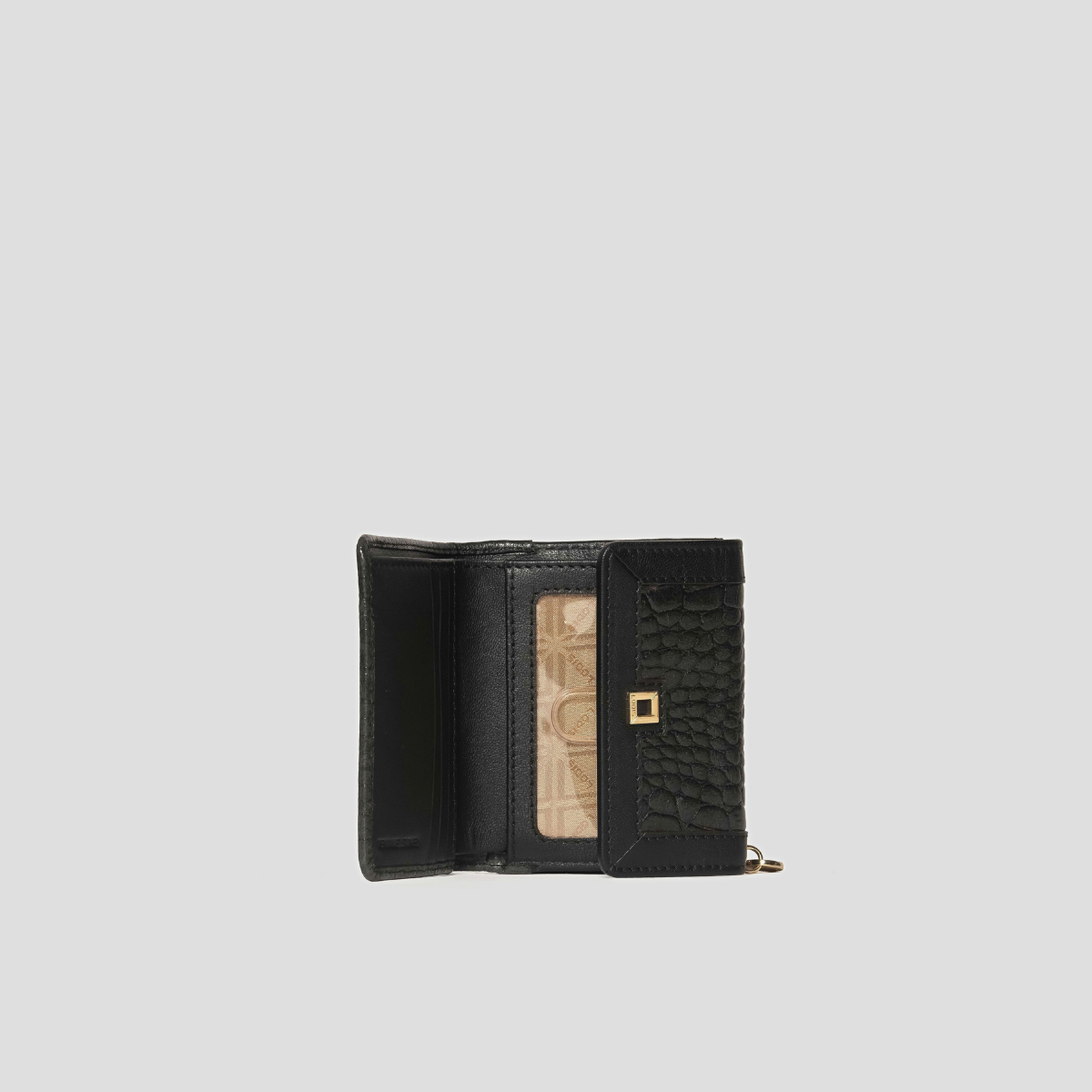 AMARA FRENCH PURSE - BLACK