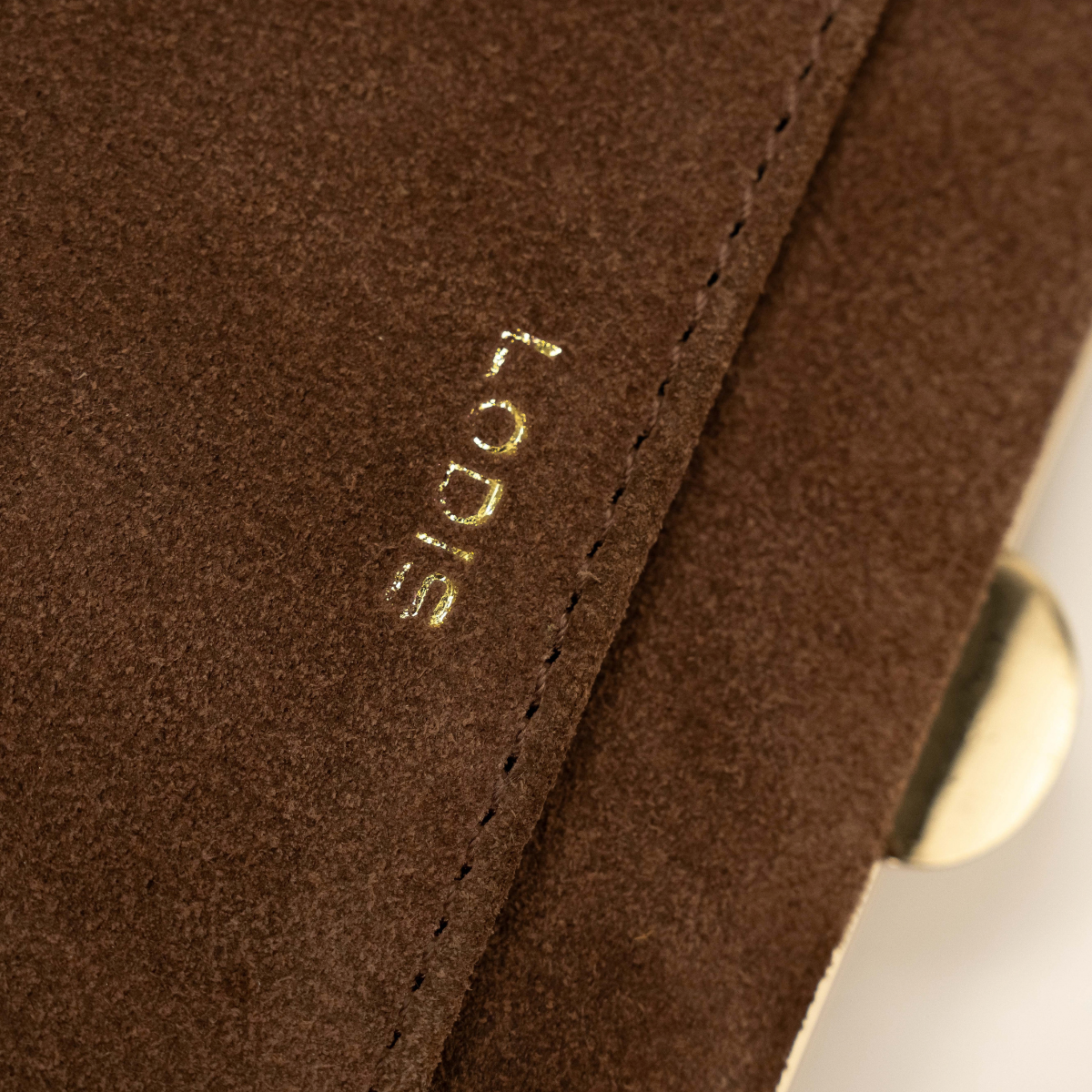 CELARA FRAME CLUTCH - BROWN