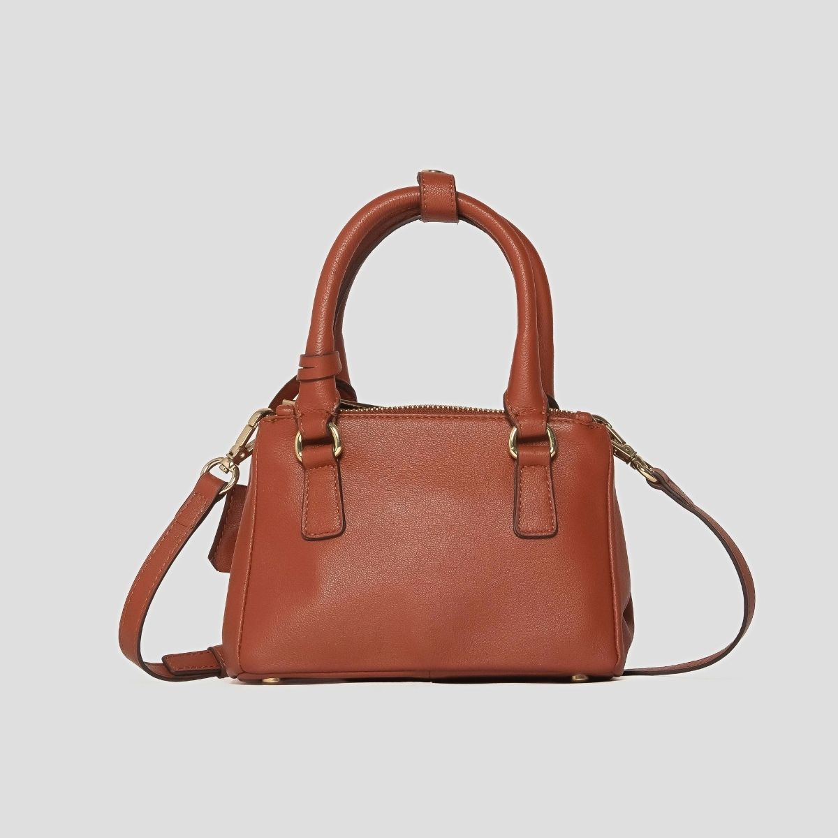 ECLIPSE TOP HANDLE TEXAS CROSSBODY - RUST