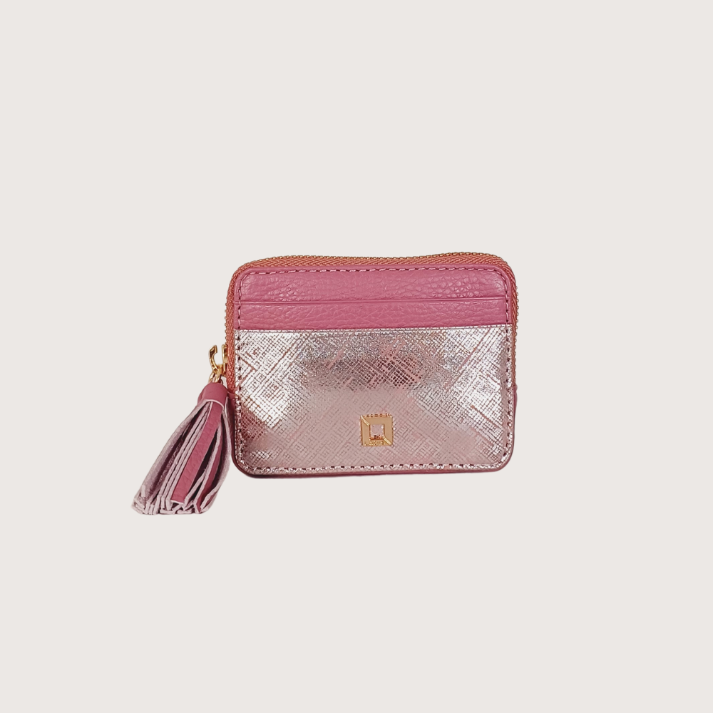 METALLIC ZIP AROUND CASE