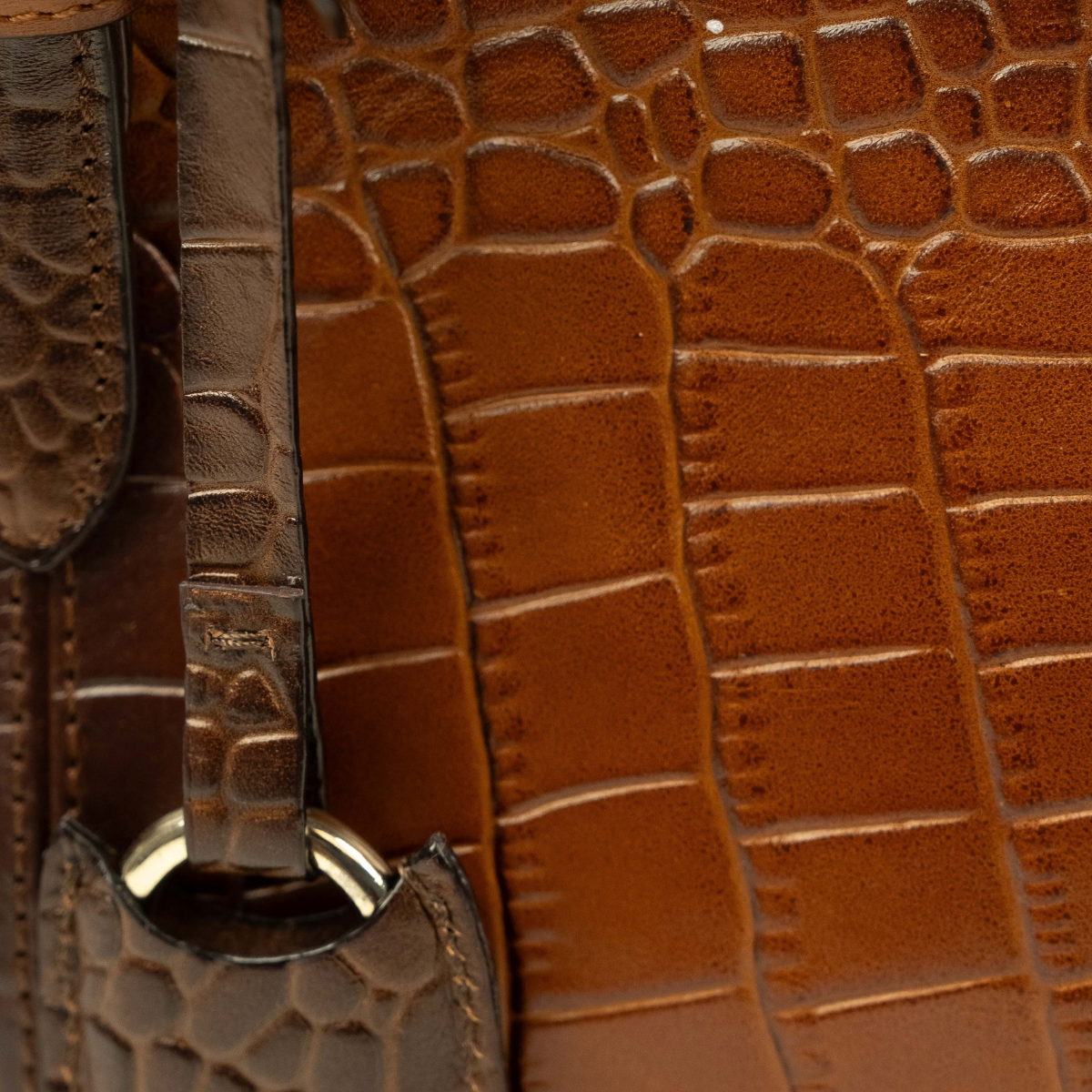 VINTAGE BURNISHED SHOULDER - CHESTNUT