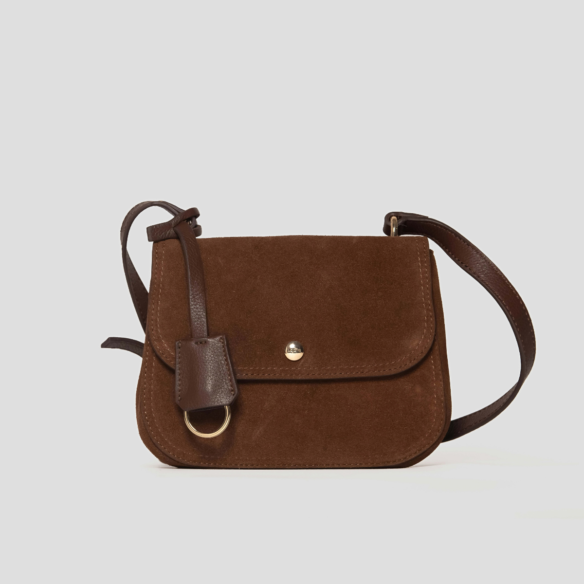 ORAYA SUEDE CROSSBODY - BROWN