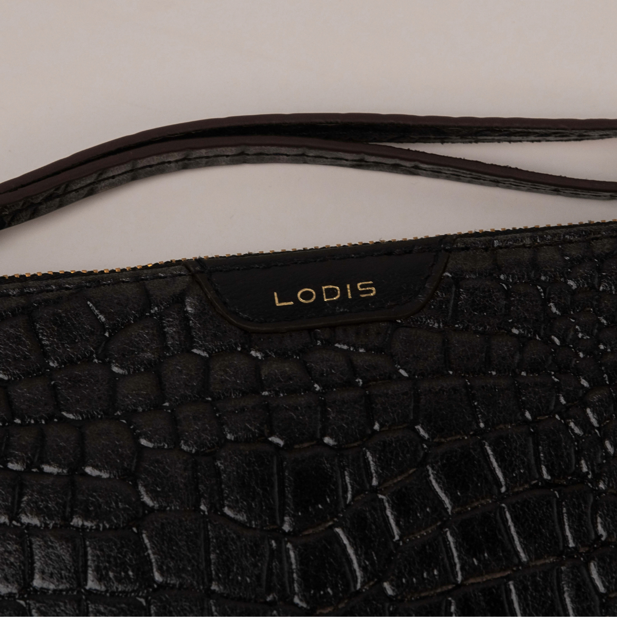 AMARA ZIP POUCH - BLACK