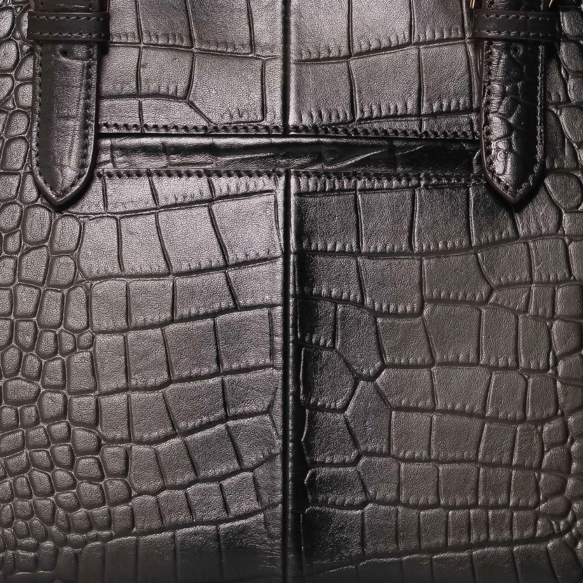 VINTAGE BURNISHED SATCHEL - OLIVINE