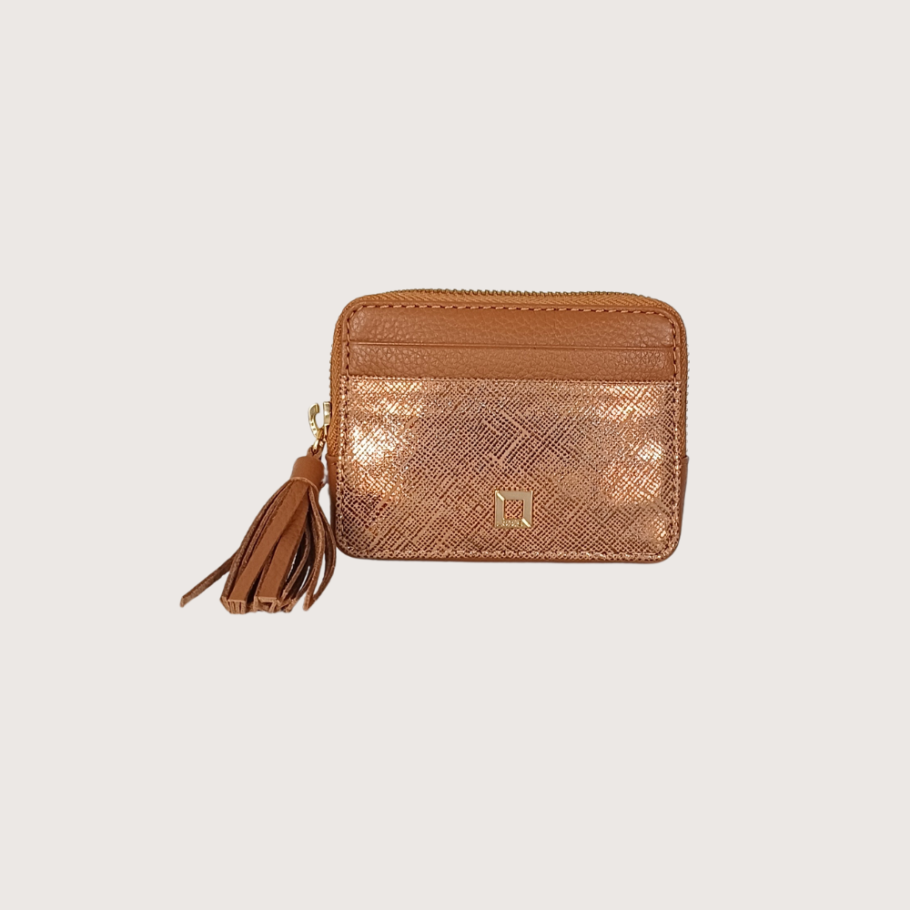 METALLIC ZIP AROUND CASE
