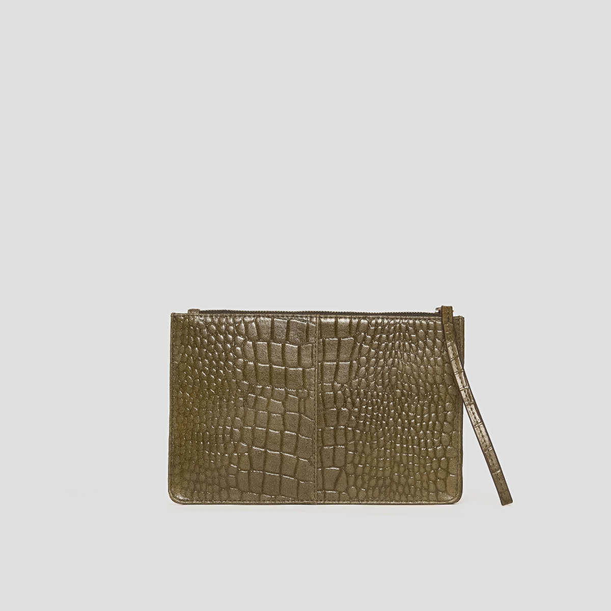 AMARA ZIP POUCH - OLIVINE