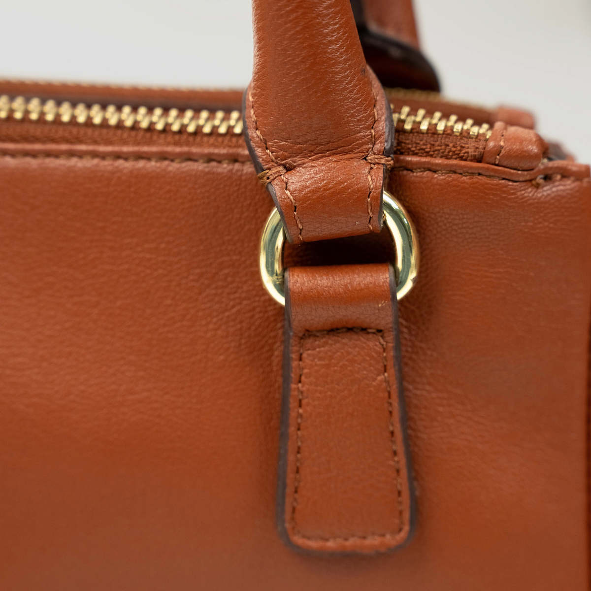 ECLIPSE TOP HANDLE TEXAS CROSSBODY - RUST