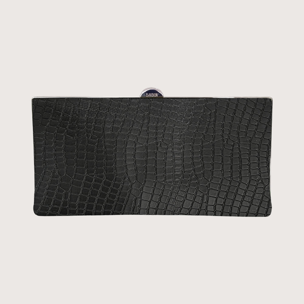 QUINN CLUTCH FRAMED WALLET (CROCO)