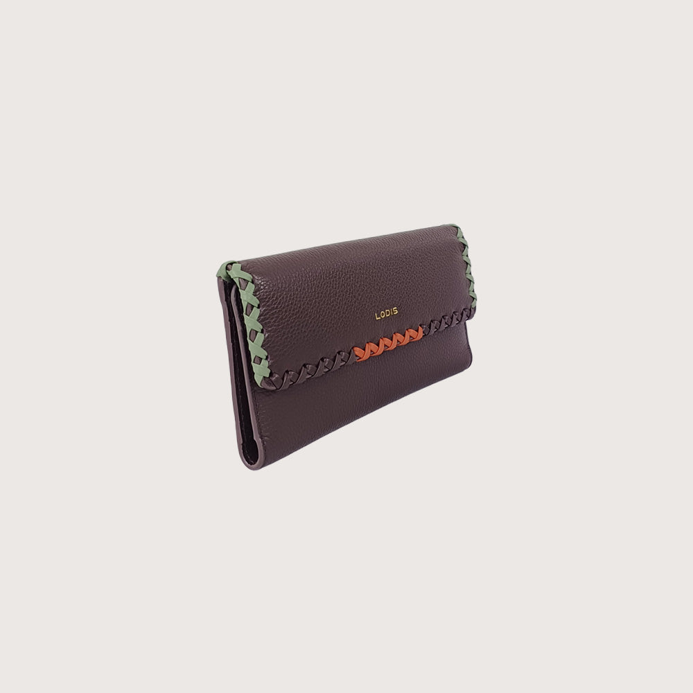 AROUND THE EDGES LARGE FLAP WALLET