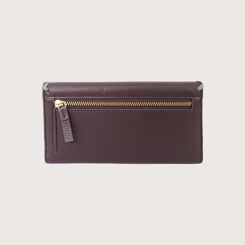 AROUND THE EDGES LARGE FLAP WALLET