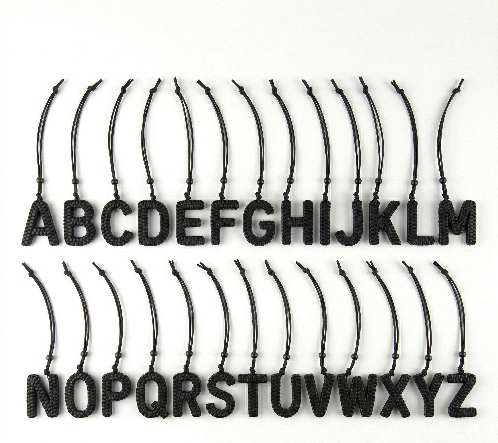 MONOGRAM LEATHER CHARMS