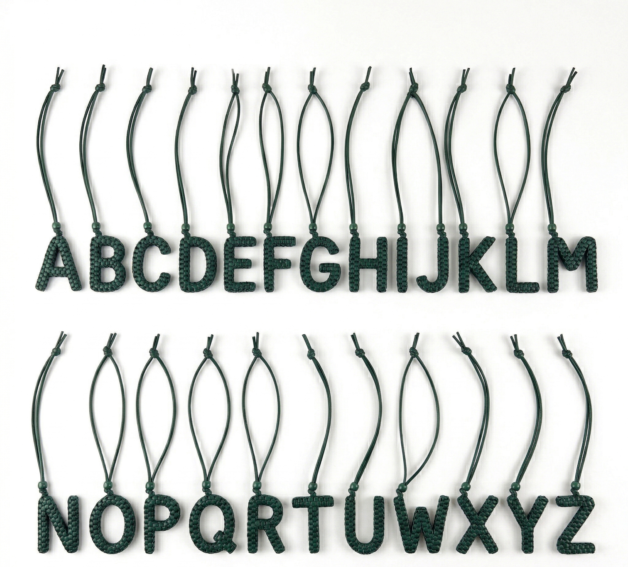 MONOGRAM LEATHER CHARMS