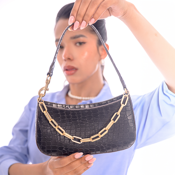 Lauren Shoulder Sling (Croco)