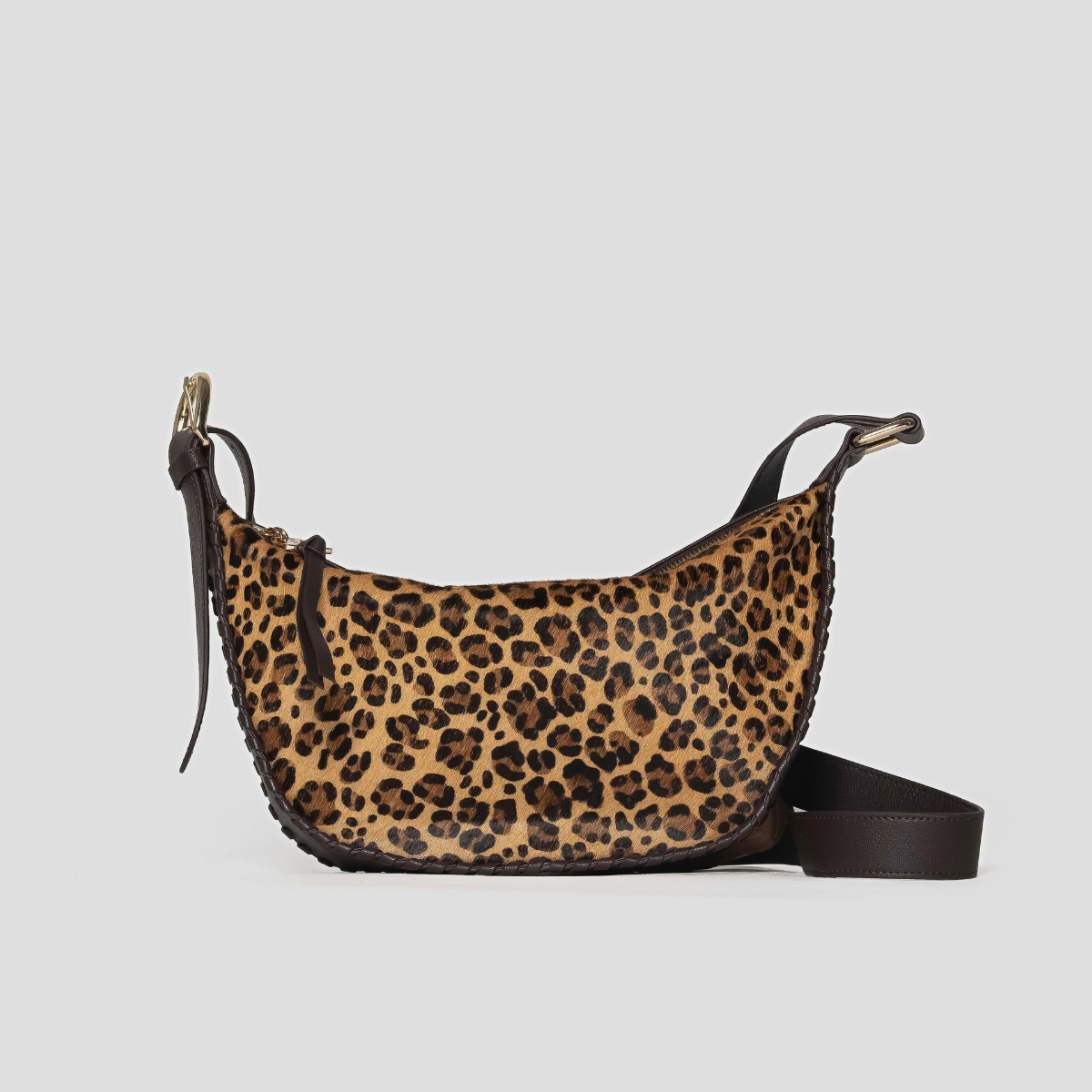 LUMOS TEXAS CROSSBODY - CHEETAH PRINT GENUINE HAIR CALF LEATHER