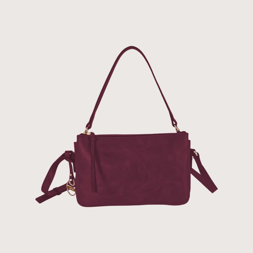 PORTIA DOUBLE-ZIP CROSSBODY